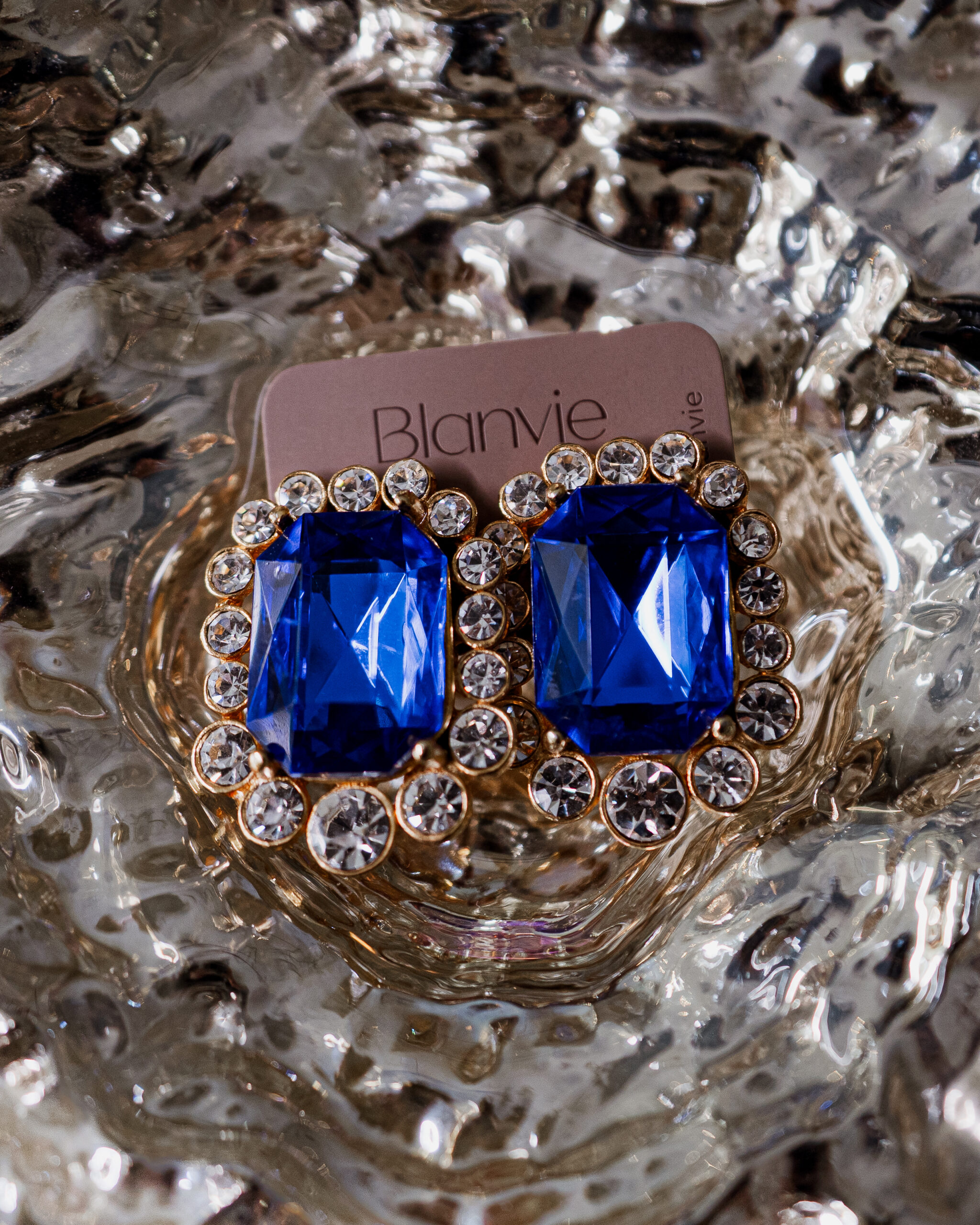 Brincos Majestade Azul