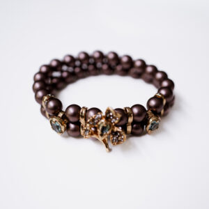 Bracelete Pérolas Ébano