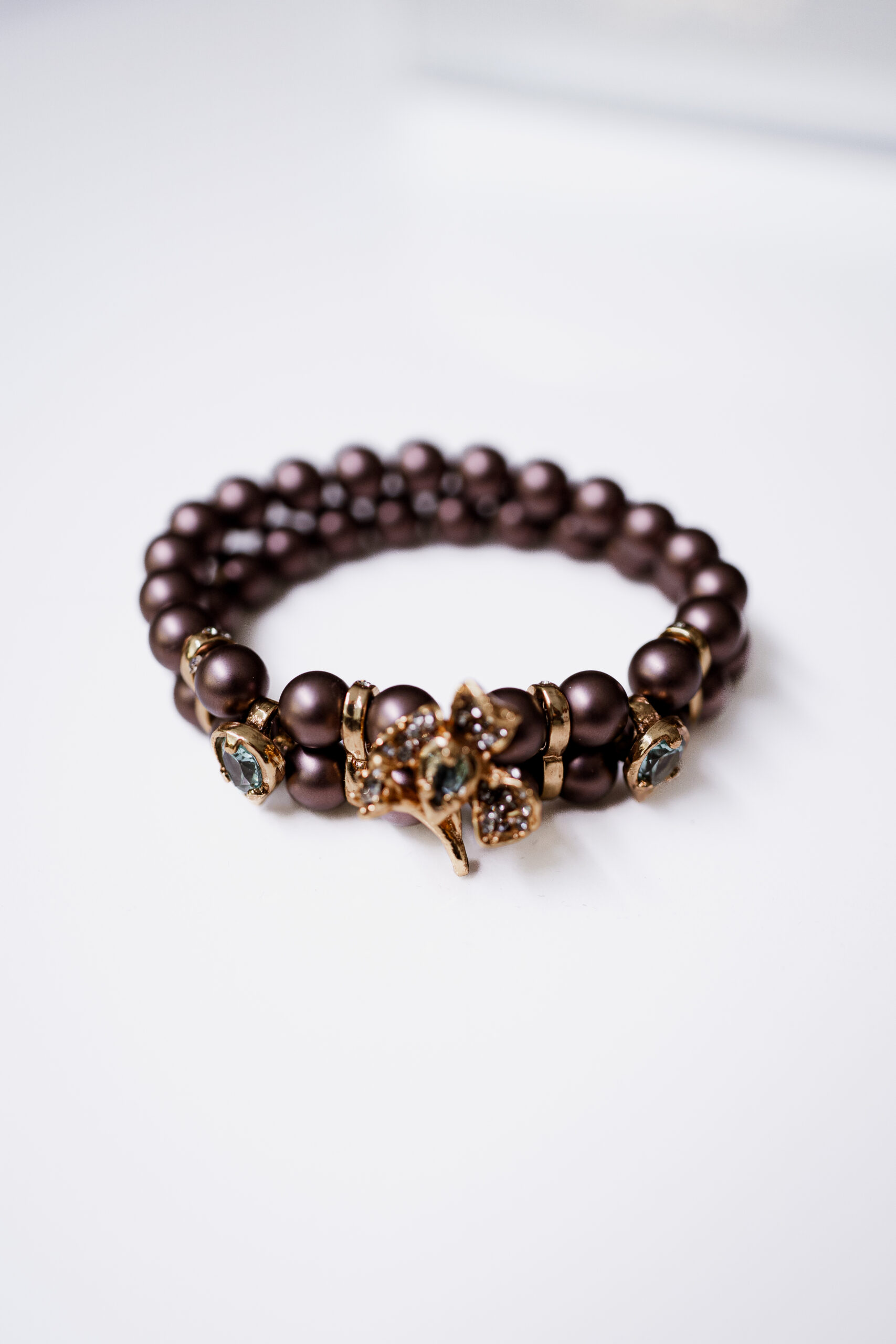 Bracelete Pérolas Ébano