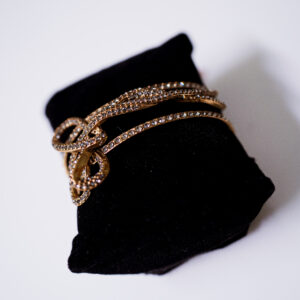 Bracelete Laço de Cristais