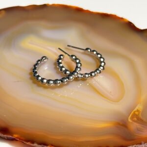 Brinco Argola Vintage Texturizada