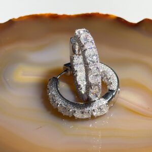 Argola Moissanite Lux