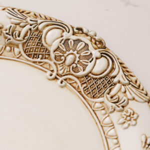 Prato de Sobremesa Barroco Avorio