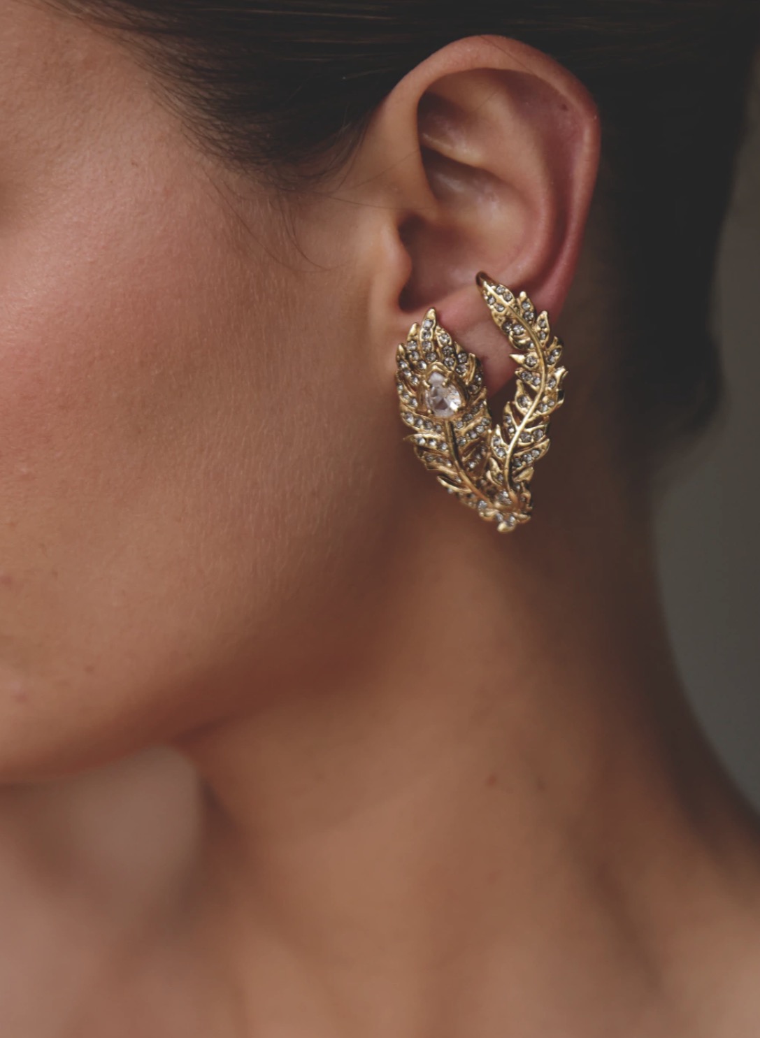 Brinco Pavão Vintage