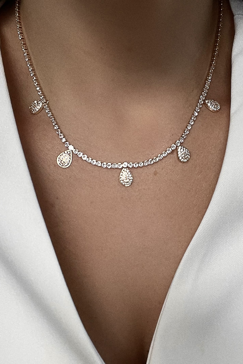 Colar Curto Riviera Gold