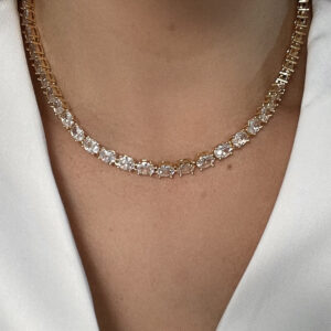 Colar Curto Riviera Gold