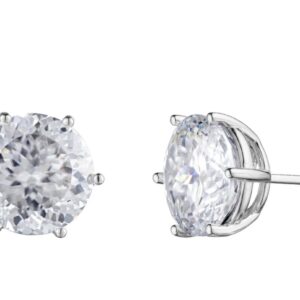 Brinco Solitário Moissanite