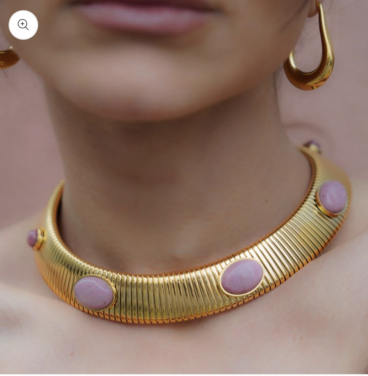 Colar Bela Rodocrosita