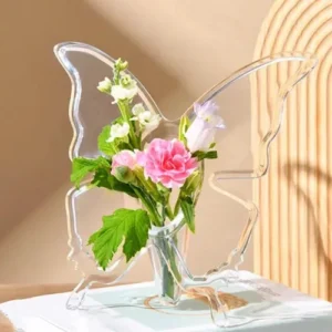 Vaso Borboleta Esculpida