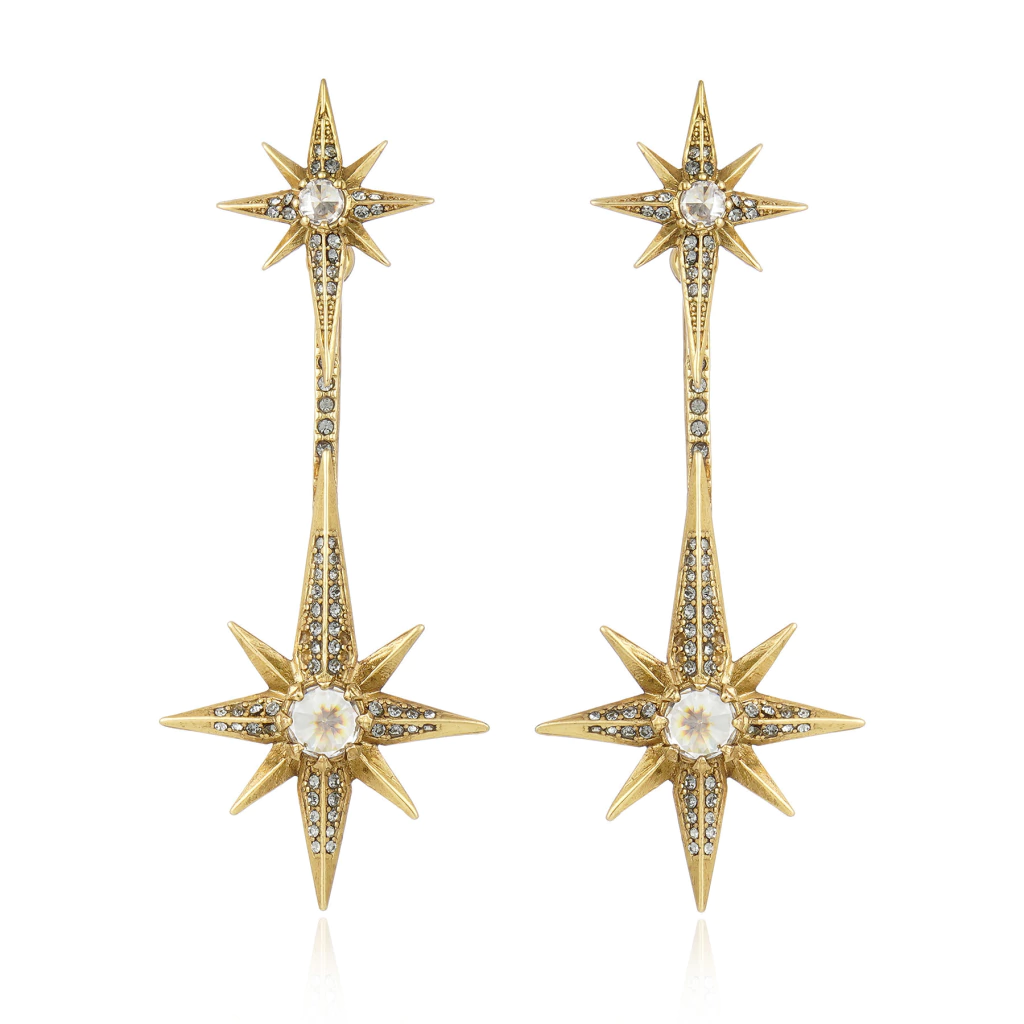 Brinco Longo Star Harley - Ouro Vintage