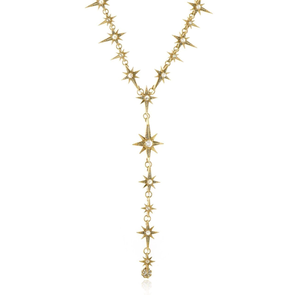 Colar Longo Star Harley - Ouro Vintage